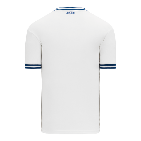 Athletic Knit V-Neck Baseball Jersey with Knitted Trim (BA1333)